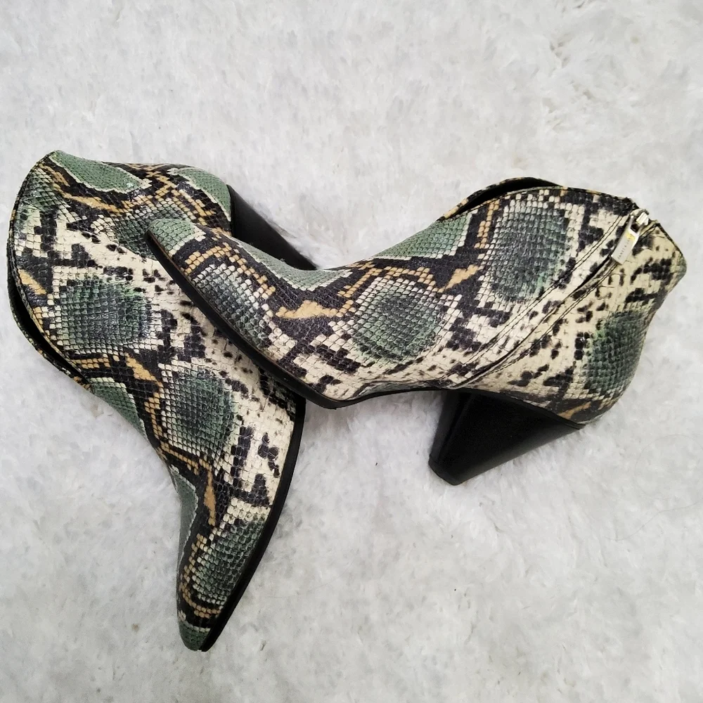Janet & Janet Snakeskin Ankle Boots